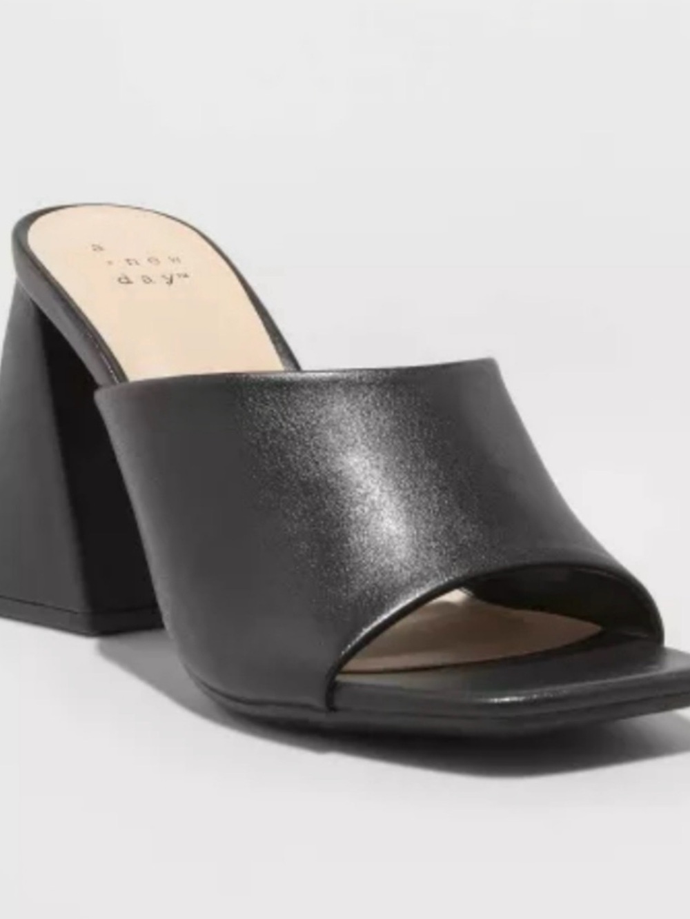 NWOT - A New Day Classic Black Mules